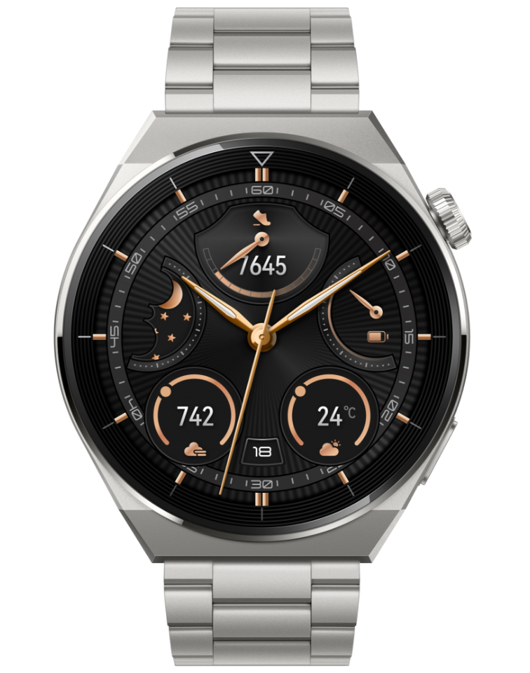 GT3 Pro Titanium – Herren-Smartwatch, wasserdichtes HD-Display, Herzfrequenz-Bluetooth-Anrufe – mit kostenlosem Geschenk 2 Armbändern und 1 kabellosem Ladegerät