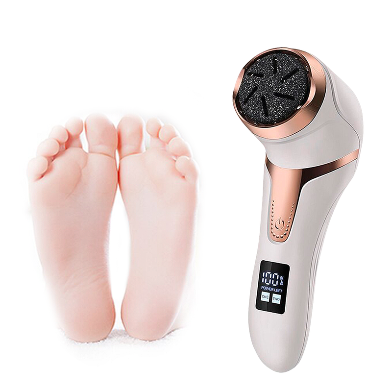 ReCharge PediTool - Electronic Foot Files Portable Electric Foot Callus Remover Foot Care Tool for Dead Hard Skin Rechargeable Pedicure Tools