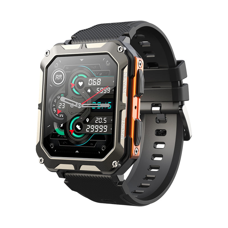 Titan Pro Smartwatch Sprachassistent BT Wireless Call Business Outdoor Sports IP68 Wasserdichte Armbanduhr für Android iOS