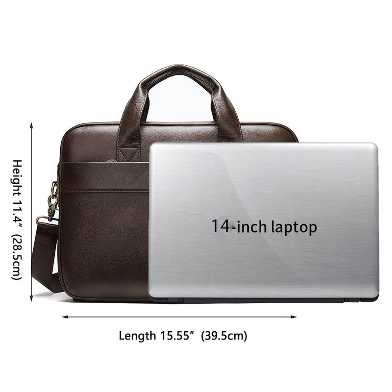 JEEP Gran Torino Herren Leder Laptop Aktentasche Handtasche