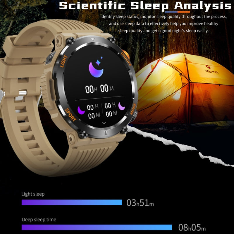 BT4 Luminus Smartwatch AMOLED - Stahlgürtel